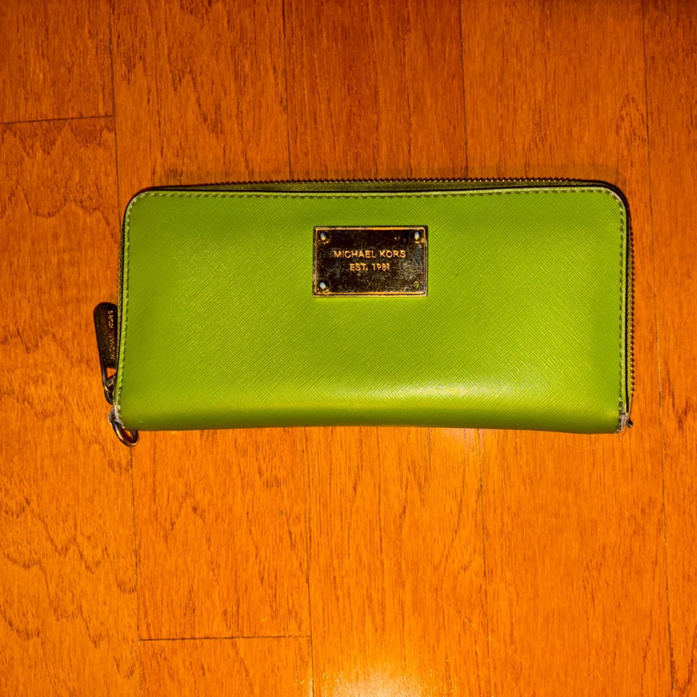 Michael Kors Green Wallet